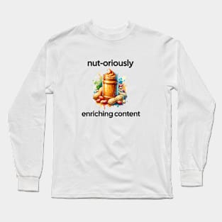 Peanut Butter Toast Sandwich Vintage Retro Yummy Kawaii Long Sleeve T-Shirt